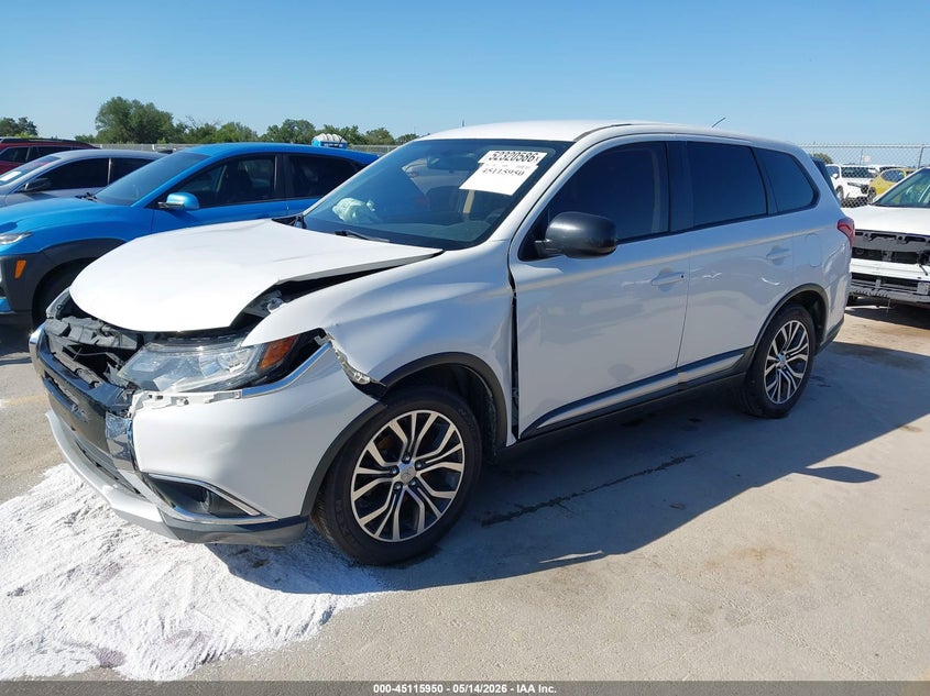2016 Mitsubishi Outlander VIN JA4AD2A30GZ032055 IAAI salvage auction — FRONT END, Salvage (Texas), sold $1,150 on 2026-07-24 (photo 2)