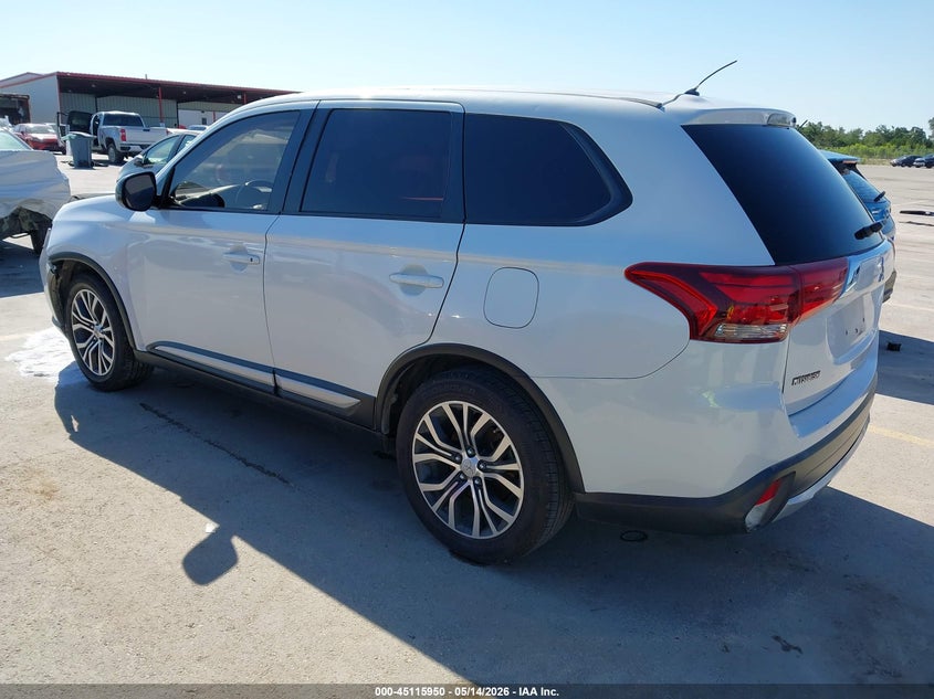 2016 Mitsubishi Outlander VIN JA4AD2A30GZ032055 IAAI salvage auction — FRONT END, Salvage (Texas), sold $1,150 on 2026-07-24 (photo 3)
