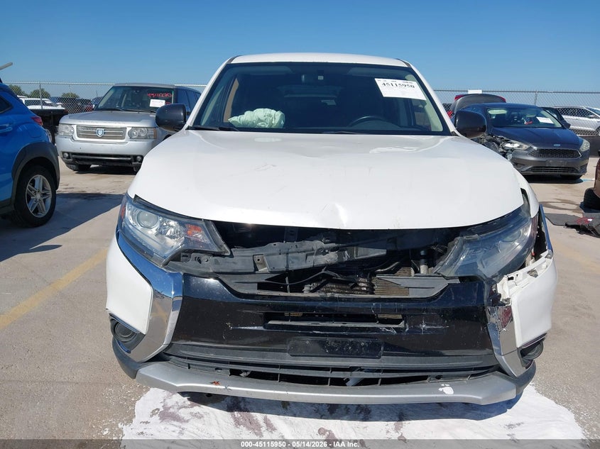 2016 Mitsubishi Outlander VIN JA4AD2A30GZ032055 IAAI salvage auction — FRONT END, Salvage (Texas), sold $1,150 on 2026-07-24 (photo 6)