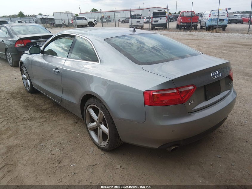 2009 Audi A5 VIN WAUDK78T39A013526 IAAI salvage auction — RIGHT FRONT, Salvage (Nebraska), sold $575 on 2026-07-16 (photo 3)