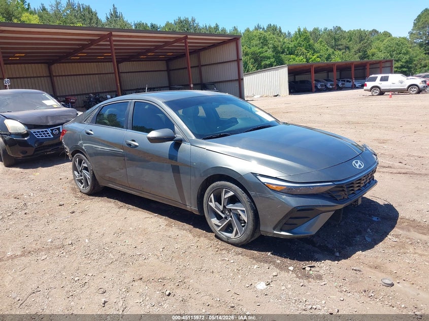 2025 Hyundai Elantra VIN KMHLP4DG1SU863341 IAAI salvage auction — FRONT & REAR, Salvage (Alabama), sold $6,925 on 2026-07-08 (photo 1)