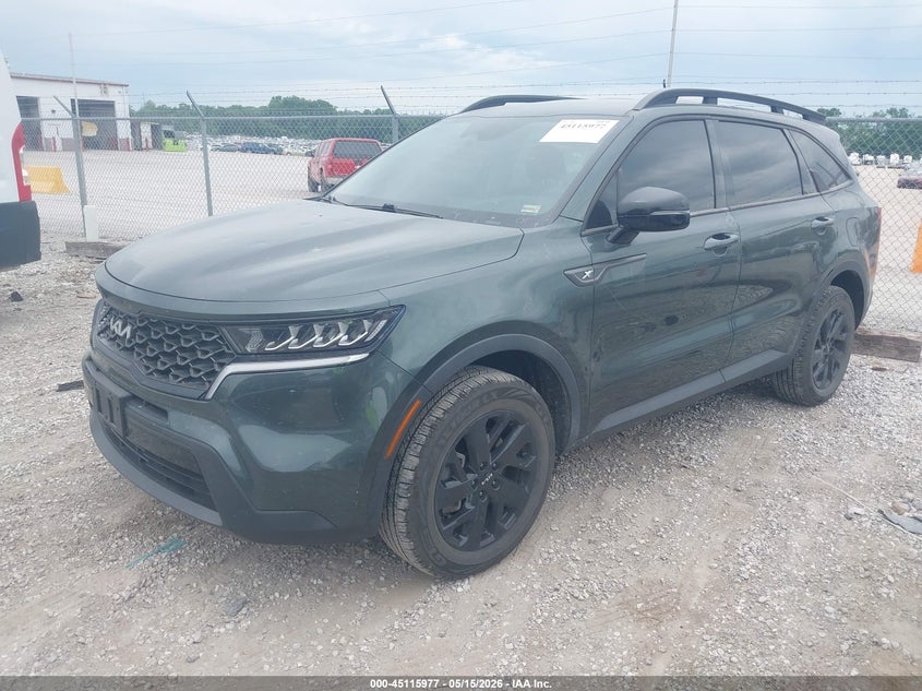 2022 Kia Sorento VIN 5XYRLDLC7NG146666 IAAI salvage auction — HAIL, Clear (Missouri), sold $11,050 on 2026-07-06 (photo 2)