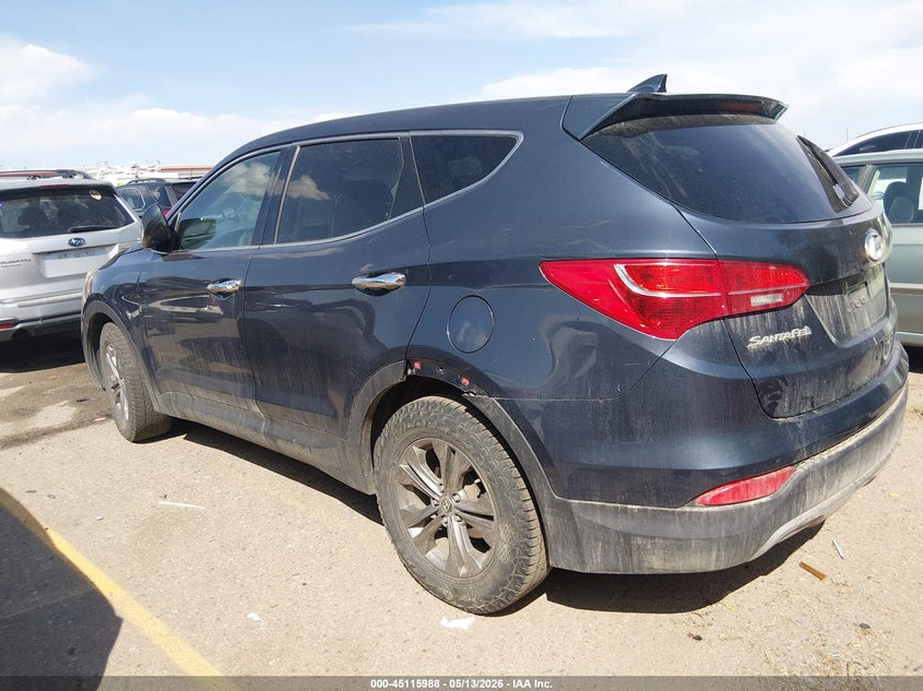2013 Hyundai Santa fe VIN 5XYZTDLB4DG051729 IAAI salvage auction — NORMAL WEAR, Salvage (Texas), sold $1,300 on 2026-07-21 (photo 3)