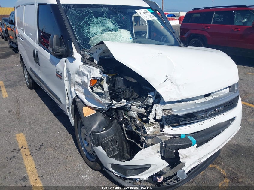 2021 Ram Promaster city VIN ZFBHRFAB6M6U25157 IAAI salvage auction — RIGHT FRONT, Salvage (California), sold $2,100 on 2026-07-06 (photo 6)