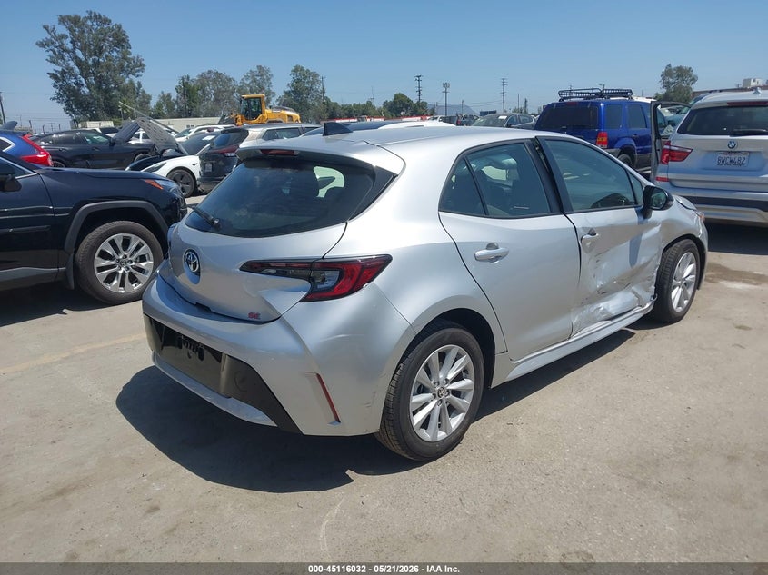 2026 Toyota Corolla VIN JTND4MBEXT3257803 IAAI salvage auction — RIGHT SIDE, Salvage (California), sold $6,600 on 2026-07-29 (photo 4)