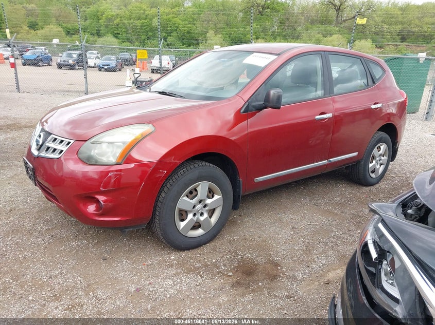 2014 Nissan Rogue VIN JN8AS5MV5EW700588 IAAI salvage auction — RIGHT SIDE, Salvage (Illinois), sold $375 on 2026-07-22 (photo 2)