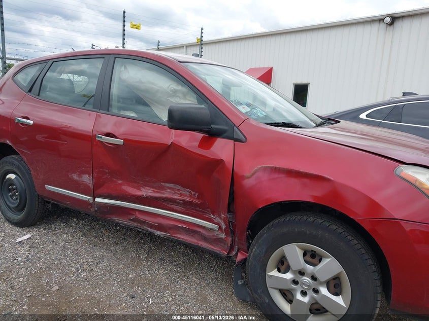 2014 Nissan Rogue VIN JN8AS5MV5EW700588 IAAI salvage auction — RIGHT SIDE, Salvage (Illinois), sold $375 on 2026-07-22 (photo 6)