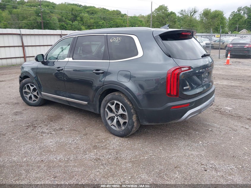 2020 Kia Telluride VIN 5XYP3DHCXLG027698 IAAI salvage auction — LEFT FRONT, Salvage (Iowa), sold $1,650 on 2026-07-27 (photo 3)