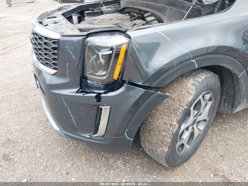 2020 Kia Telluride VIN 5XYP3DHCXLG027698 IAAI salvage auction — LEFT FRONT, Salvage (Iowa), sold $1,650 on 2026-07-27 (photo 6)