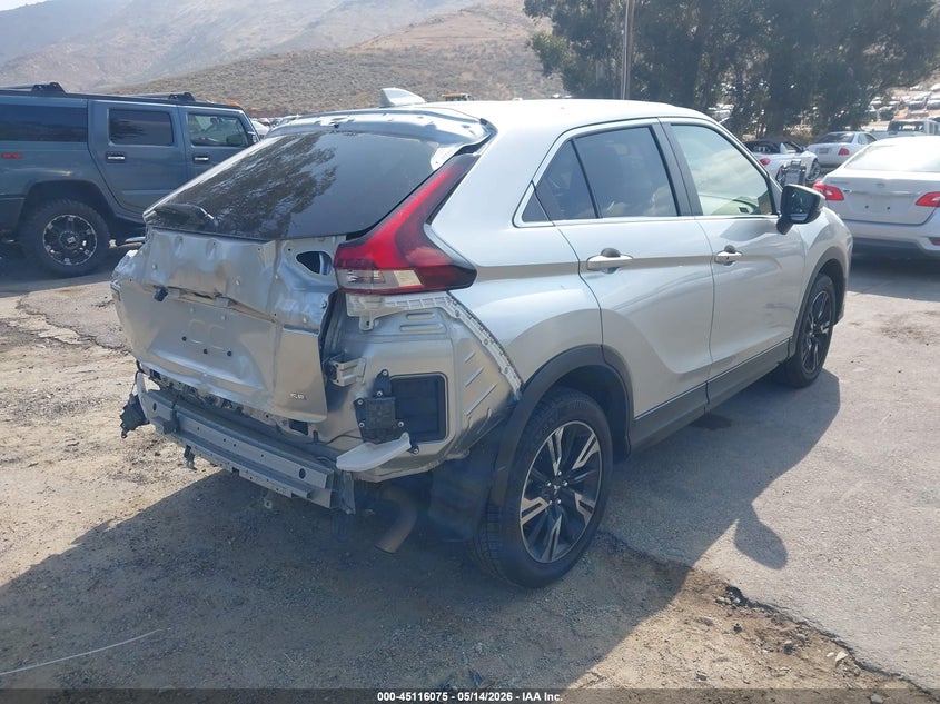 2024 Mitsubishi Eclipse cross VIN JA4ATWAA1RZ042430 IAAI salvage auction — REAR END, Salvage (California), sold $8,700 on 2026-07-10 (photo 4)