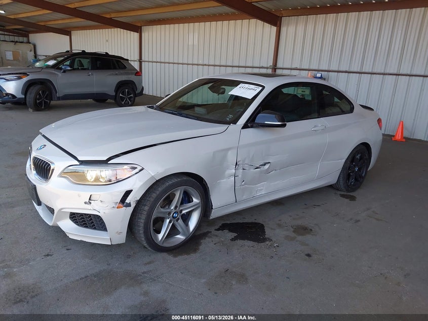 2016 BMW M2 VIN WBA1J9C5XGV696258 IAAI salvage auction — LEFT FRONT, Salvage (California), sold $7,500 on 2026-07-09 (photo 2)