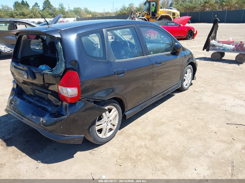 2008 Honda Fit VIN JHMGD386X8S063182 IAAI salvage auction — FRONT END, Clear (Indiana), sold $225 on 2026-07-28 (photo 4)