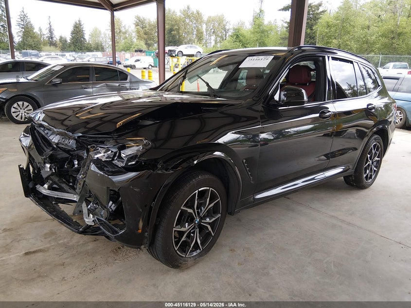2023 BMW X3 VIN WBX57DP09PN239965 IAAI salvage auction — FRONT END, Bill Of Sale (Washington), sold $11,300 on 2026-07-29 (photo 2)
