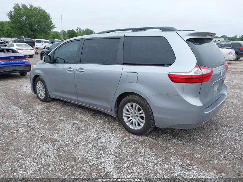 2015 Toyota Sienna VIN 5TDYK3DC9FS656724 IAAI salvage auction — HAIL, Clear (Missouri), sold $4,650 on 2026-07-06 (photo 3)