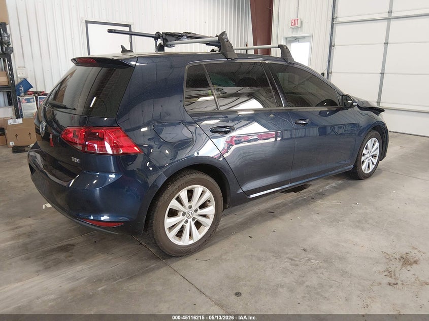 2015 Volkswagen Golf VIN 3VW2A7AU7FM046847 IAAI salvage auction — FRONT END, Salvage (Colorado), sold $900 on 2026-07-22 (photo 4)