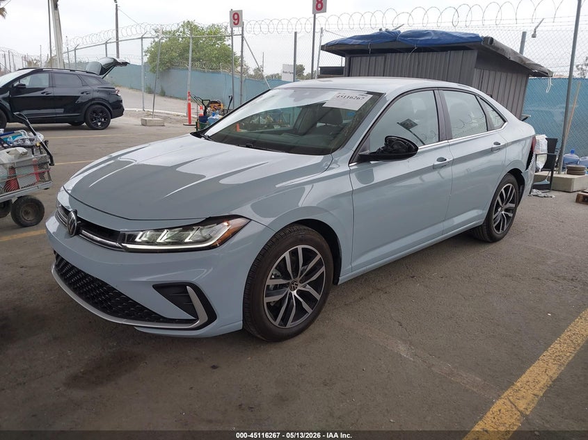 2025 Volkswagen Jetta VIN 3VWEX7BU1SM020409 IAAI salvage auction — REAR END, Salvage (California), sold $8,100 on 2026-07-31 (photo 2)