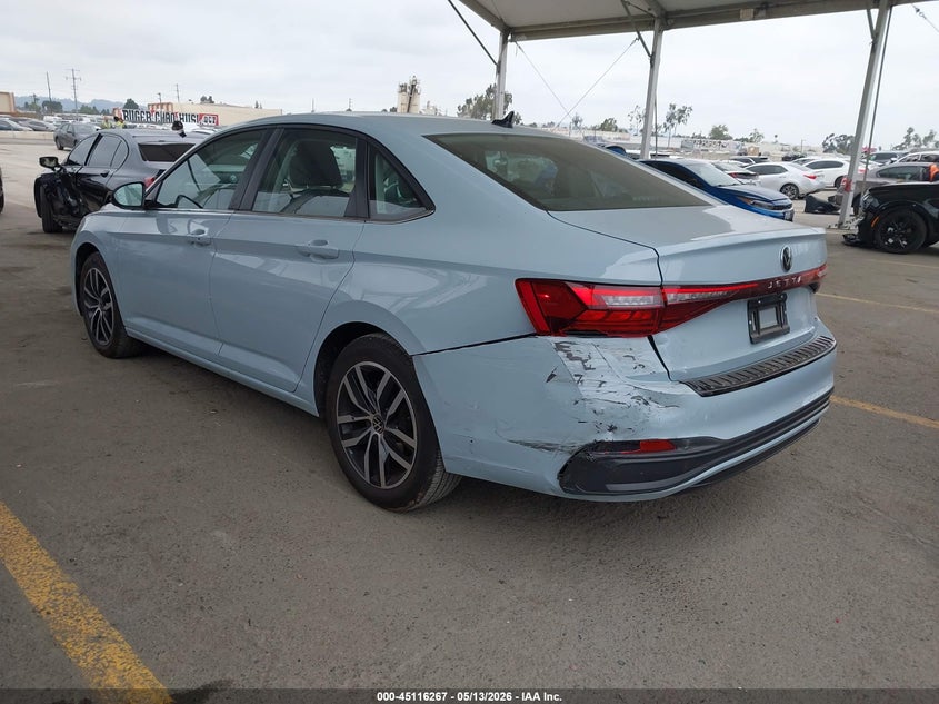 2025 Volkswagen Jetta VIN 3VWEX7BU1SM020409 IAAI salvage auction — REAR END, Salvage (California), sold $8,100 on 2026-07-31 (photo 3)