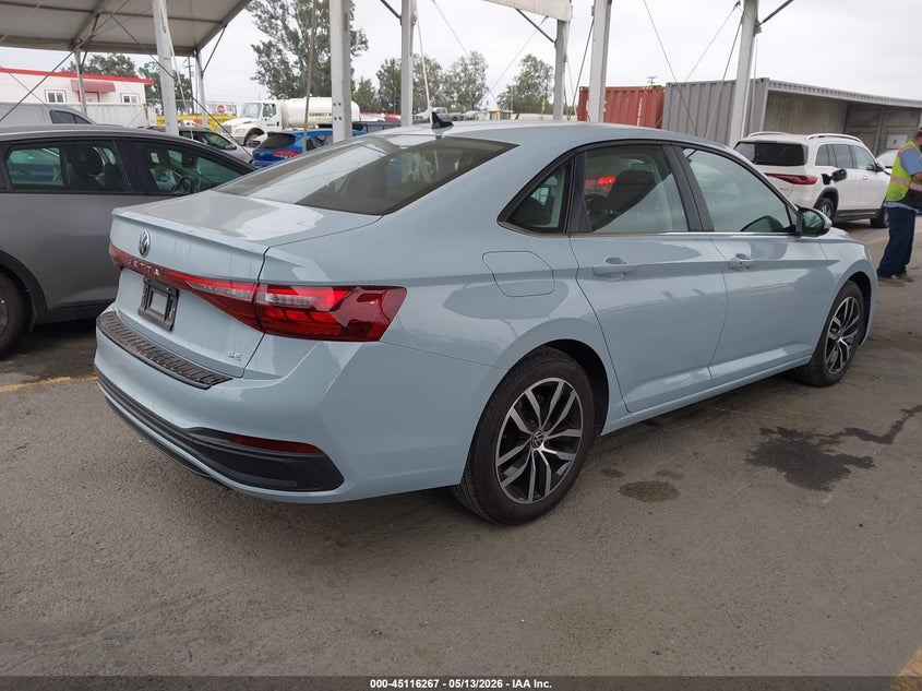 2025 Volkswagen Jetta VIN 3VWEX7BU1SM020409 IAAI salvage auction — REAR END, Salvage (California), sold $8,100 on 2026-07-31 (photo 4)