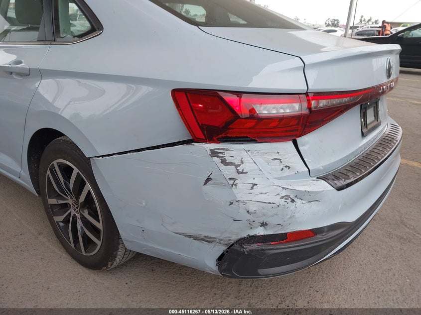 2025 Volkswagen Jetta VIN 3VWEX7BU1SM020409 IAAI salvage auction — REAR END, Salvage (California), sold $8,100 on 2026-07-31 (photo 6)