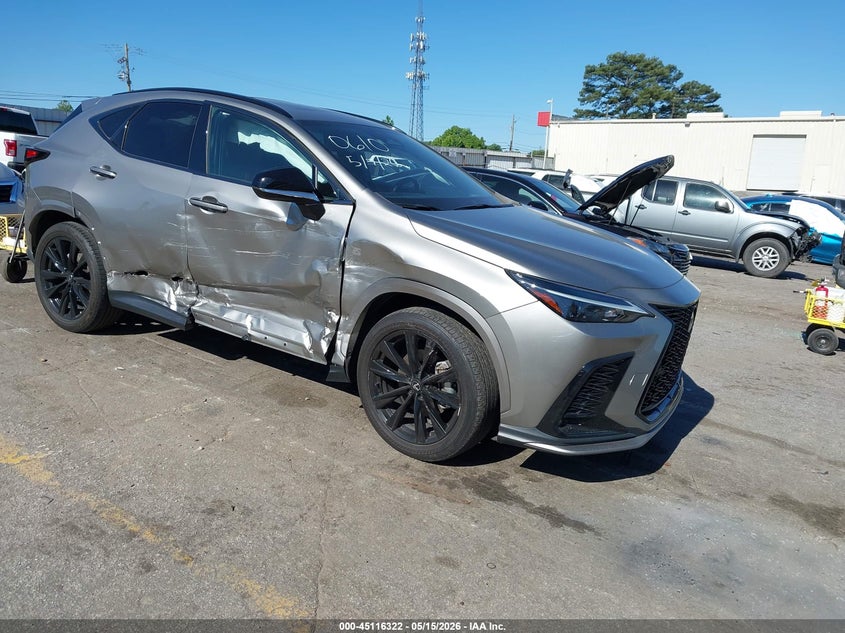 2024 Lexus Nx VIN 2T2KGCEZ0RC040610 IAAI salvage auction — RIGHT SIDE, Salvage (Georgia), sold $19,300 on 2026-07-29 (photo 1)