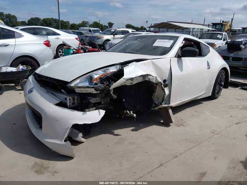 2017 Nissan 370z VIN JN1AZ4EH9HM955032 IAAI salvage auction — LEFT SIDE, Salvage (Texas), sold $1,625 on 2026-07-14 (photo 2)
