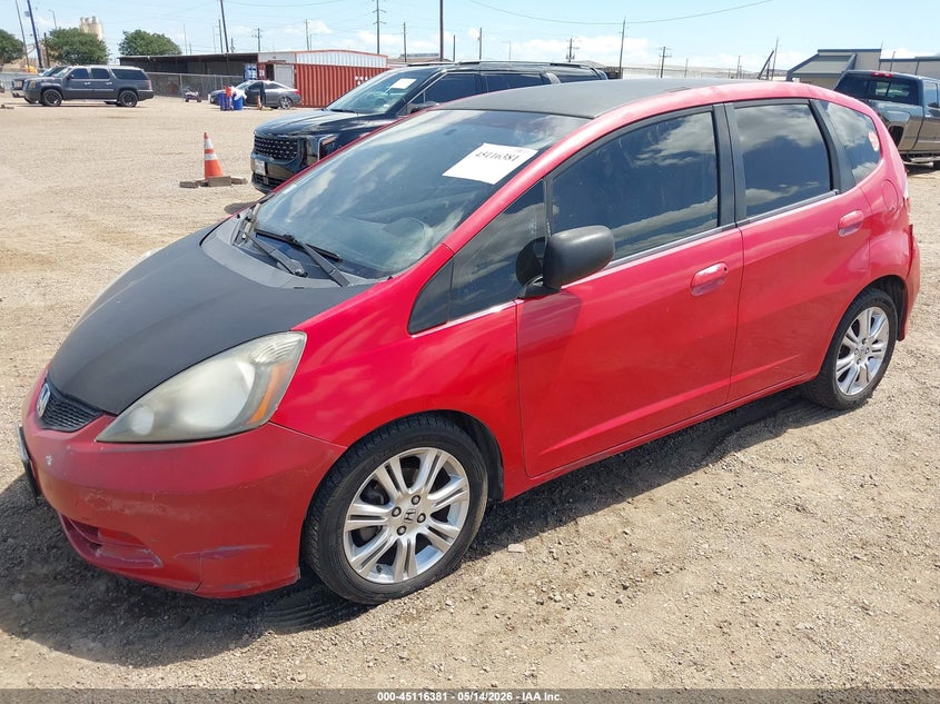 2010 Honda Fit VIN JHMGE8H27AC010754 IAAI salvage auction — REAR END, Original (Texas), sold $825 on 2026-07-15 (photo 2)