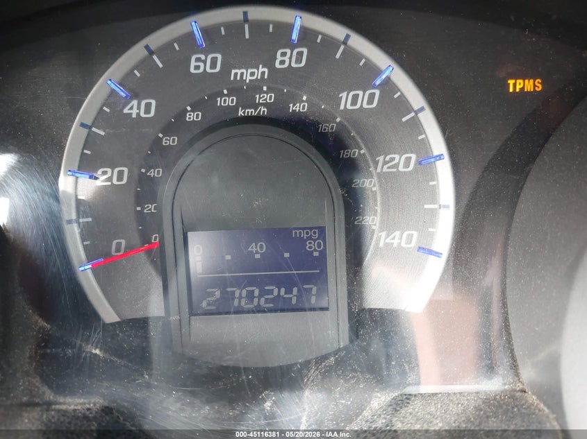 2010 Honda Fit VIN JHMGE8H27AC010754 IAAI salvage auction — REAR END, Original (Texas), sold $825 on 2026-07-15 (photo 7)