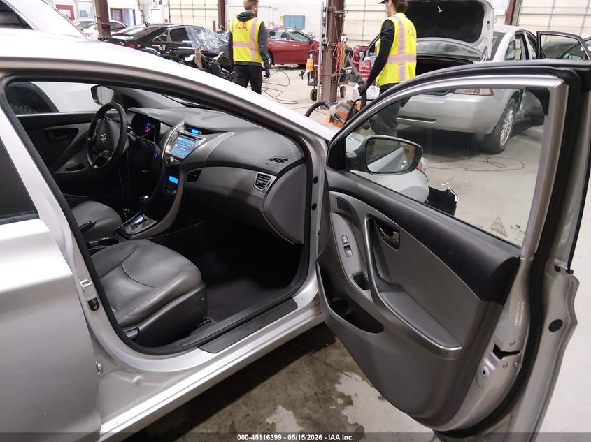 2013 Hyundai Elantra VIN KMHDH4AE2DU748075 IAAI salvage auction — FRONT END, Salvage (Idaho), sold $725 on 2026-07-17 (photo 5)