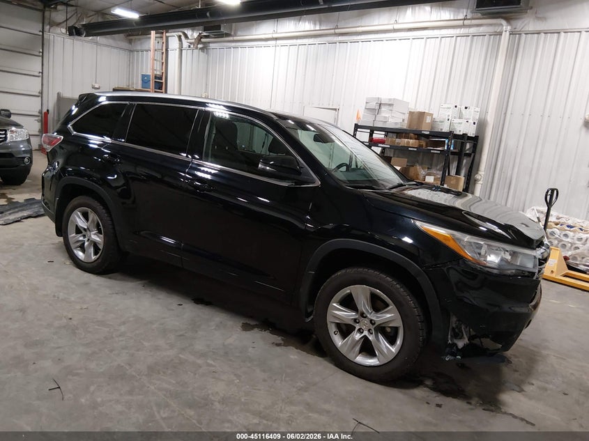 2014 Toyota Highlander VIN 5TDDKRFH0ES029404 — IAAI salvage auction photo