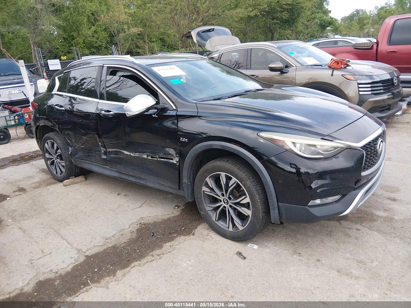2017 Infiniti Qx30 VIN SJKCH5CR1HA024081 IAAI salvage auction — LEFT & RIGHT, Salvage (Missouri), sold $1,250 on 2026-07-15 (photo 1)