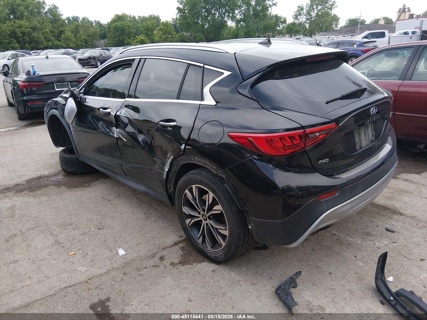 2017 Infiniti Qx30 VIN SJKCH5CR1HA024081 IAAI salvage auction — LEFT & RIGHT, Salvage (Missouri), sold $1,250 on 2026-07-15 (photo 3)