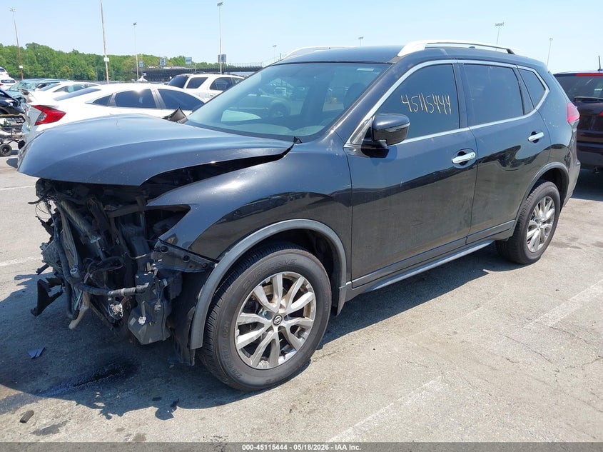 2017 Nissan Rogue VIN JN8AT2MVXHW015826 IAAI salvage auction — FRONT END, Salvage (New Jersey), sold $975 on 2026-07-13 (photo 2)