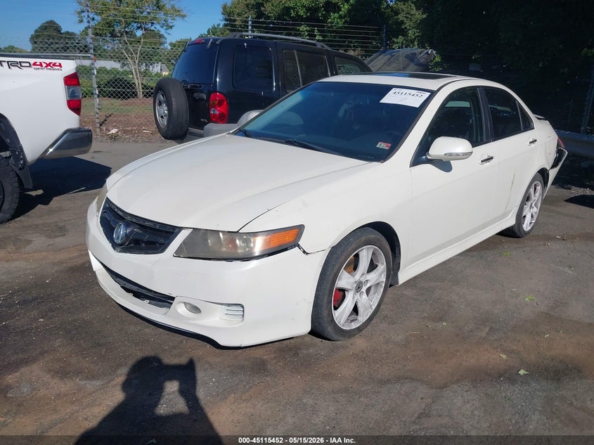 2008 Acura Tsx VIN JH4CL96838C001576 IAAI salvage auction — REAR END, Salvage (North Carolina), sold $400 on 2026-07-09 (photo 2)