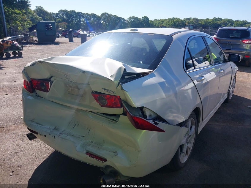2008 Acura Tsx VIN JH4CL96838C001576 IAAI salvage auction — REAR END, Salvage (North Carolina), sold $400 on 2026-07-09 (photo 4)