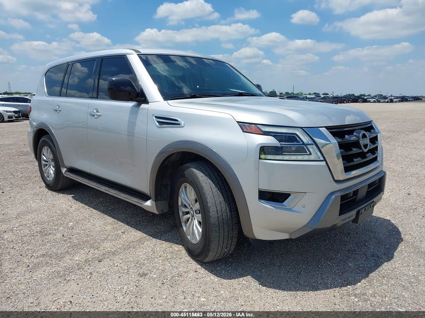 2022 Nissan Armada VIN JN8AY2AD0N9677339 IAAI salvage auction — NORMAL WEAR, Sf97 (Texas), sold $23,850 on 2026-07-07 (photo 1)