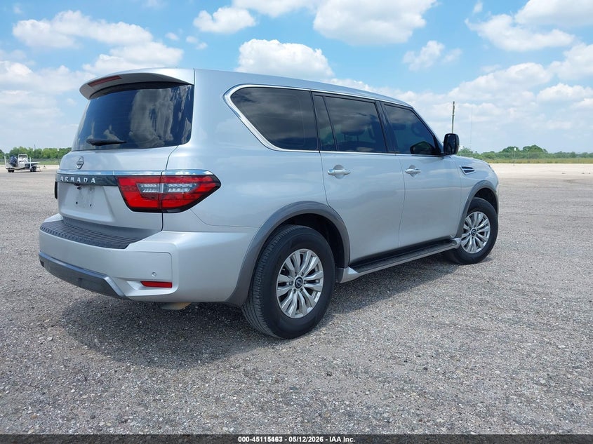 2022 Nissan Armada VIN JN8AY2AD0N9677339 IAAI salvage auction — NORMAL WEAR, Sf97 (Texas), sold $23,850 on 2026-07-07 (photo 4)