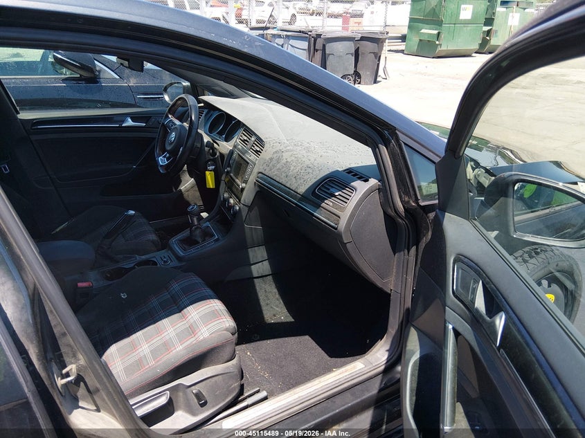 2017 Volkswagen Golf gti VIN 3VW5T7AU1HM027768 IAAI salvage auction — FRONT END, Salvage (Massachusetts), sold $3,050 on 2026-07-08 (photo 5)