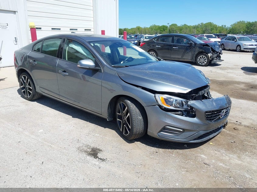 2018 Volvo S60 VIN YV126MFL3J2450113 IAAI salvage auction — FRONT END, Salvage (Illinois), sold $800 on 2026-08-20 (photo 1)