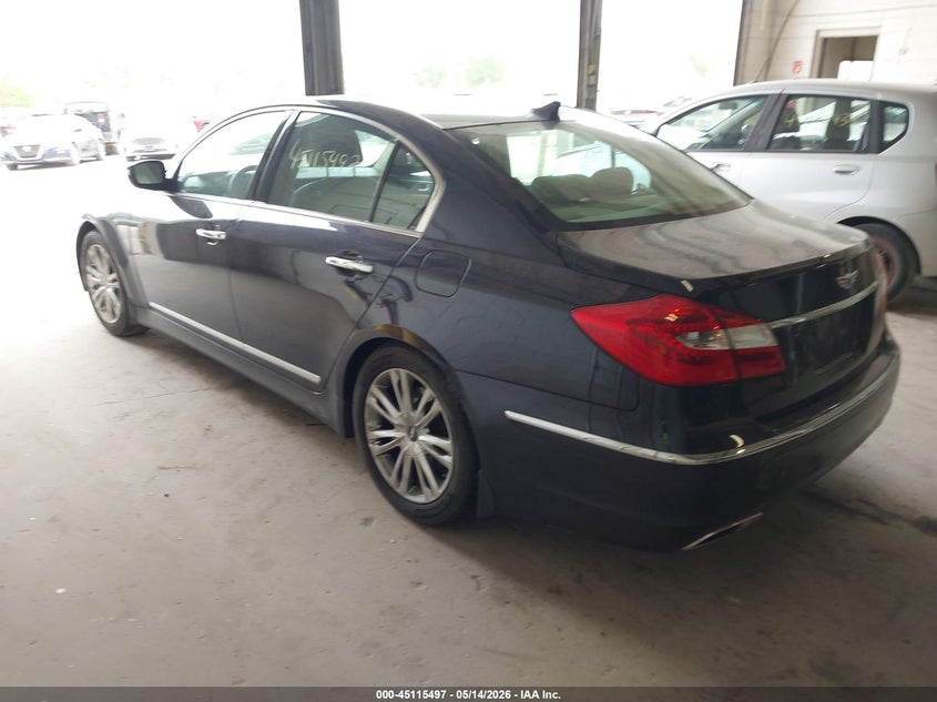 2012 Hyundai Genesis VIN KMHGC4DF7CU181182 IAAI salvage auction — RIGHT REAR, Prior Salvage (Minnesota), sold $600 on 2026-07-08 (photo 3)