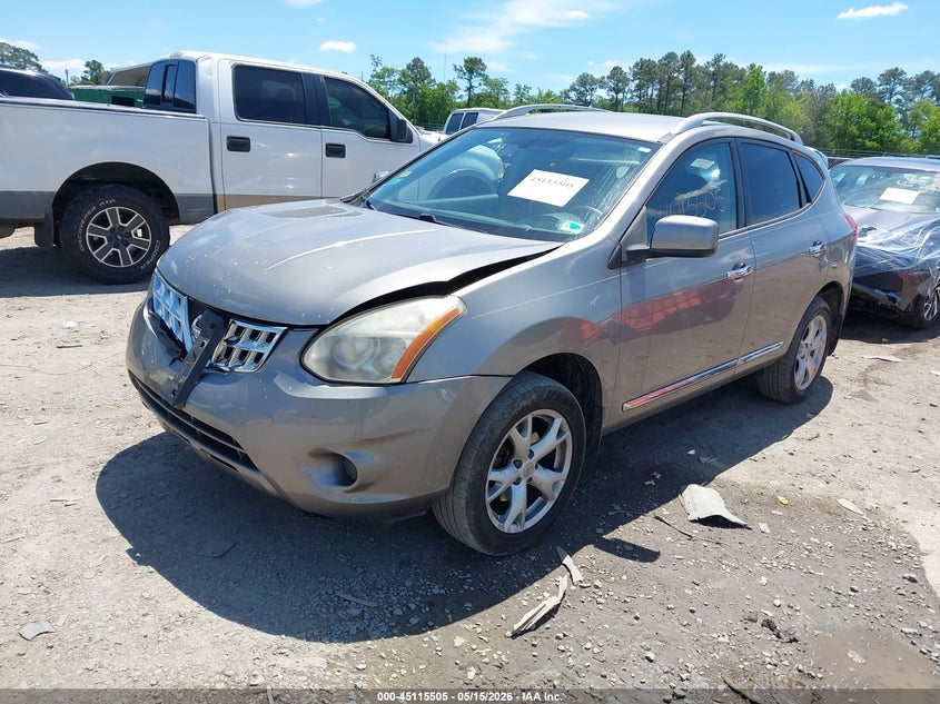 2011 Nissan Rogue VIN JN8AS5MV0BW302913 IAAI salvage auction — FRONT END, Clear (Virginia), sold $25 on 2026-07-10 (photo 2)