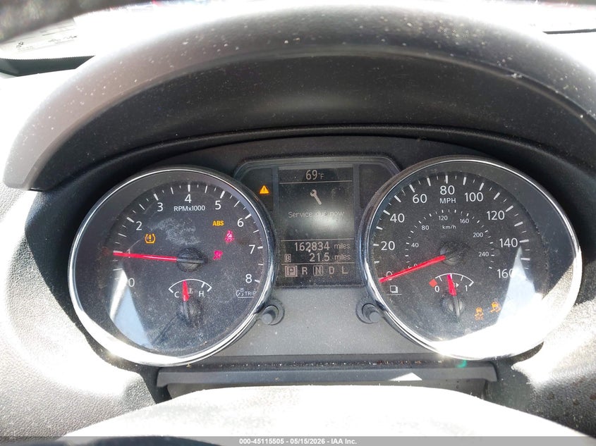 2011 Nissan Rogue VIN JN8AS5MV0BW302913 IAAI salvage auction — FRONT END, Clear (Virginia), sold $25 on 2026-07-10 (photo 7)