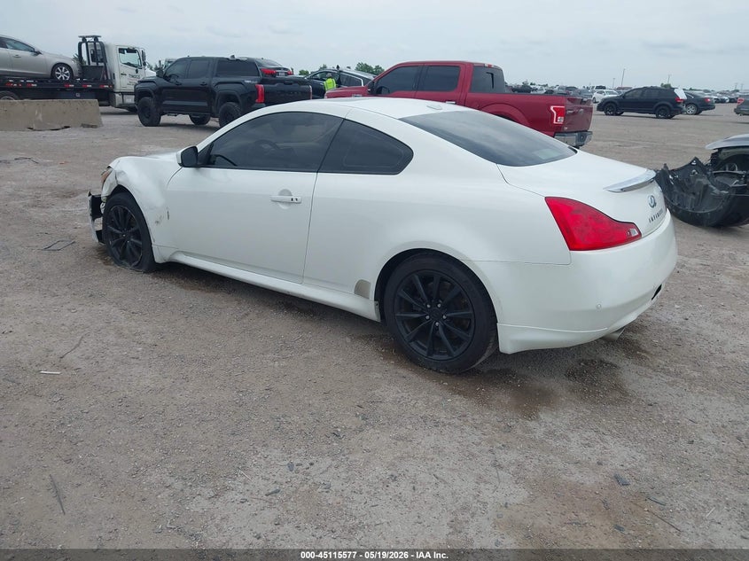 2011 Infiniti G37 VIN JN1CV6EL3BM261612 IAAI salvage auction — FRONT END, Salvage (Texas), sold $2,625 on 2026-07-15 (photo 3)