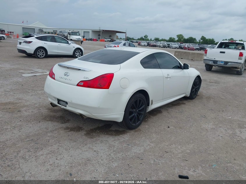 2011 Infiniti G37 VIN JN1CV6EL3BM261612 IAAI salvage auction — FRONT END, Salvage (Texas), sold $2,625 on 2026-07-15 (photo 4)