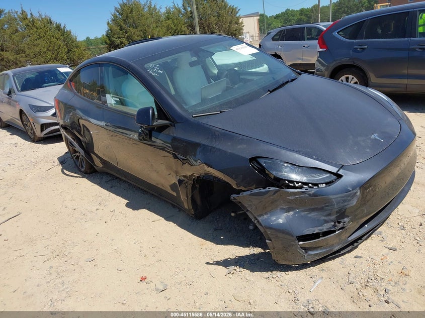 2024 Tesla Model y VIN 7SAYGAEEXRF106806 IAAI salvage auction — SIDE, Salvage (North Carolina), sold $13,250 on 2026-07-16 (photo 1)