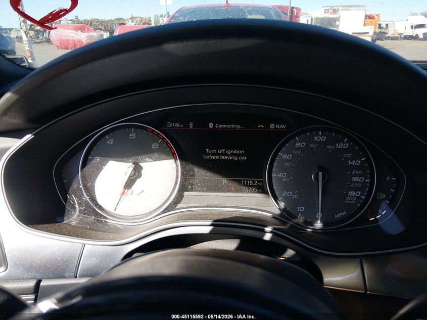 2014 Audi S7 VIN WAUW2BFC4EN086115 IAAI salvage auction — RIGHT SIDE, Wait Title, sold $8,600 on 2026-09-24 (photo 7)