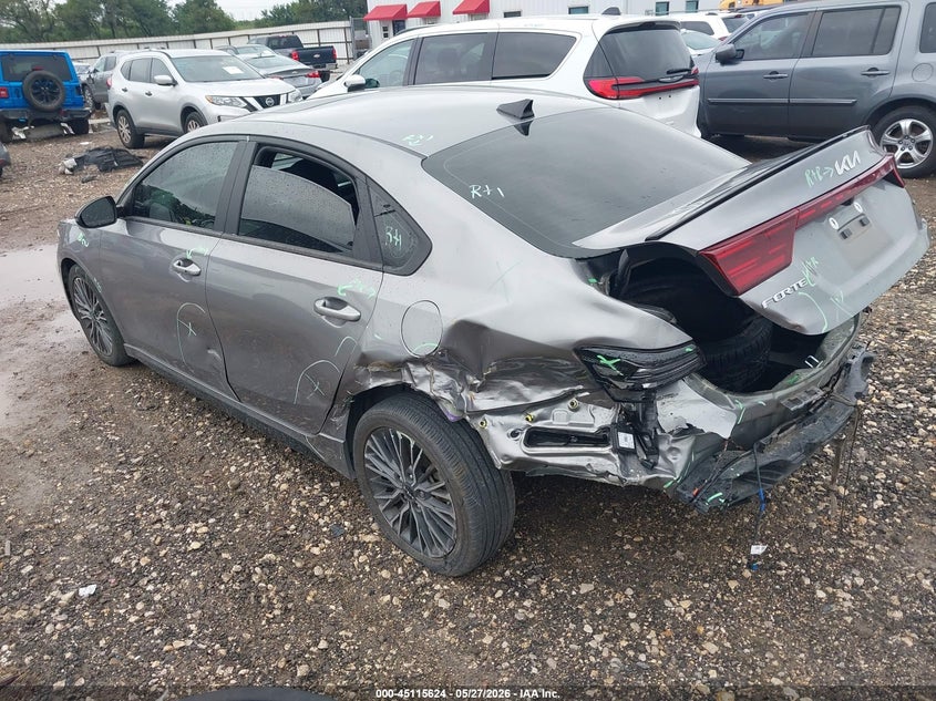 2024 Kia Forte VIN 3KPF54AD8RE731980 IAAI salvage auction — LEFT SIDE, Salvage Title, sold $6,250 on 2026-07-28 (photo 3)