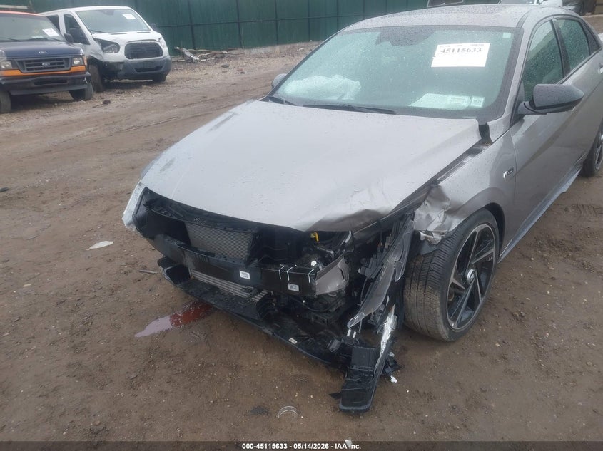 2023 Hyundai Elantra VIN KMHLR4AF7PU525052 IAAI salvage auction — FRONT END, Mv-907A (New York), sold $4,150 on 2026-07-21 (photo 6)