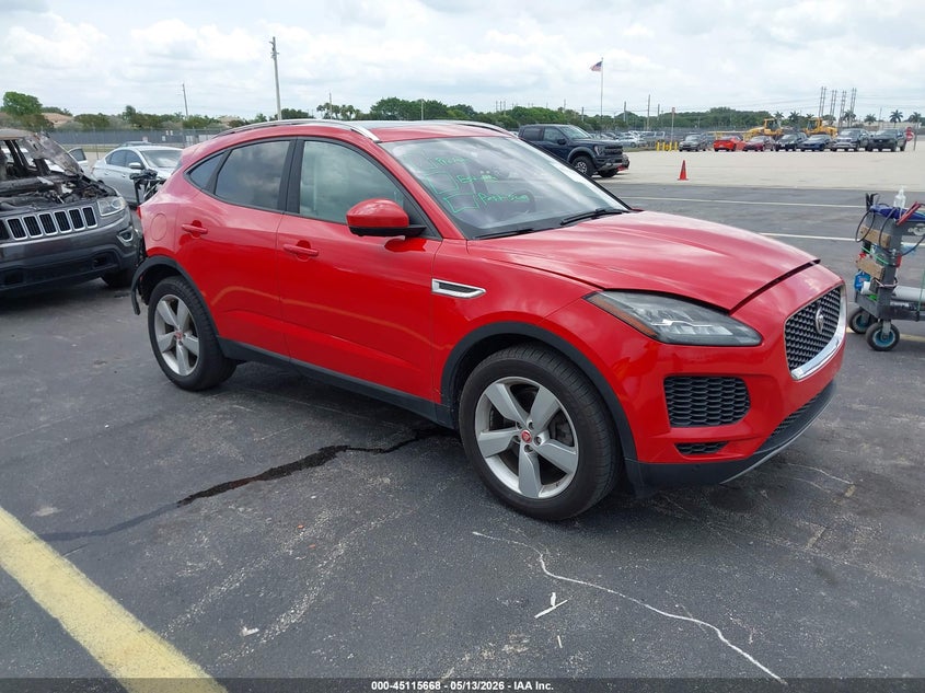 2020 Jaguar E-pace VIN SADFK2FX5L1Z82065 IAAI salvage auction — REAR END, Rebuildable (Florida), sold $5,250 on 2026-08-01 (photo 1)