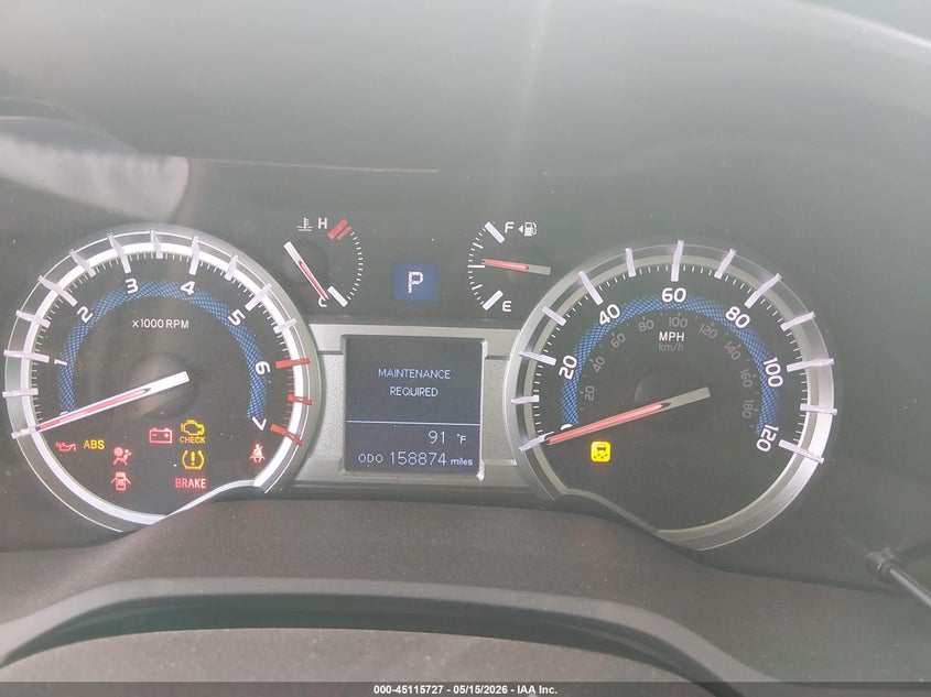 2014 Toyota 4runner VIN JTEZU5JR1E5069808 IAAI salvage auction — LEFT FRONT, Salvage (New Mexico), sold $4,050 on 2026-07-29 (photo 7)