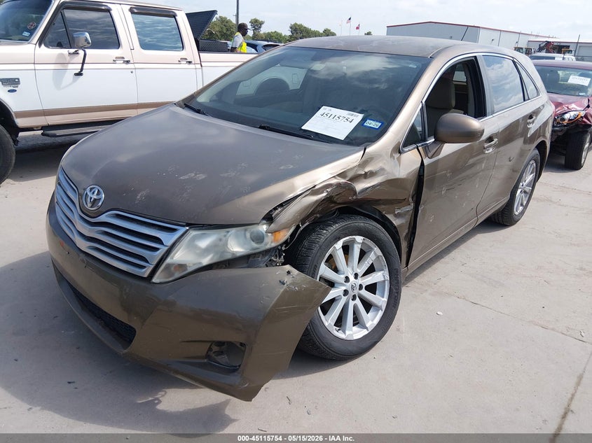 2009 Toyota Venza VIN 4T3ZE11A99U008662 IAAI salvage auction — LEFT FRONT, Original (Texas), sold $1,700 on 2026-07-09 (photo 2)